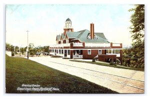 Riverton Casino Greetings From Portland Maine Postcard