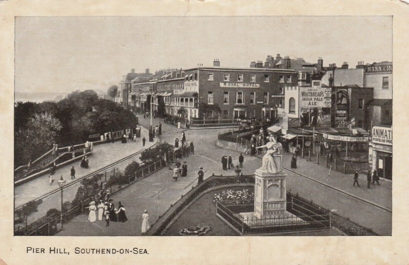 SOUTHEND-ON-SEA, PIER HILL, Essex - Vintage POSTCARD