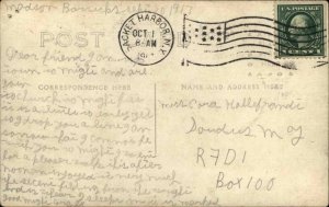 Sackets Harbor Madison Barracks NY Parade Ground c1915 Real Photo Postcard