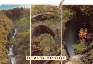 uk25564 devils bridge wales real photo uk