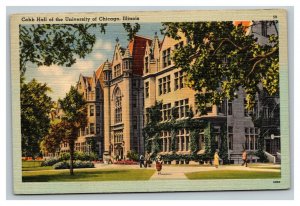 Vintage 1949 Postcard Cobb Hall of the University of Chicago Campus Illinois