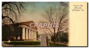 Postcard Old Custis Lee Mansion Arlington Va