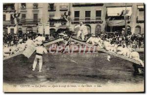 Old Postcard This Jousting After the spear Fall