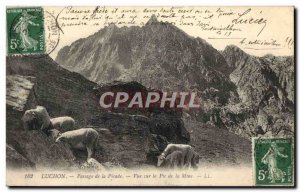 Old Postcard Luchon Passage of the Picade View Peak Mine