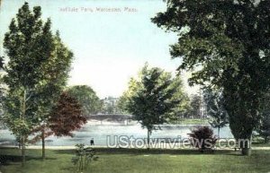 Institute Park - Worcester, Massachusetts MA Postcard