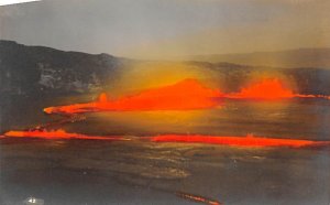 Volcano Hawaii View Postcard Backing 