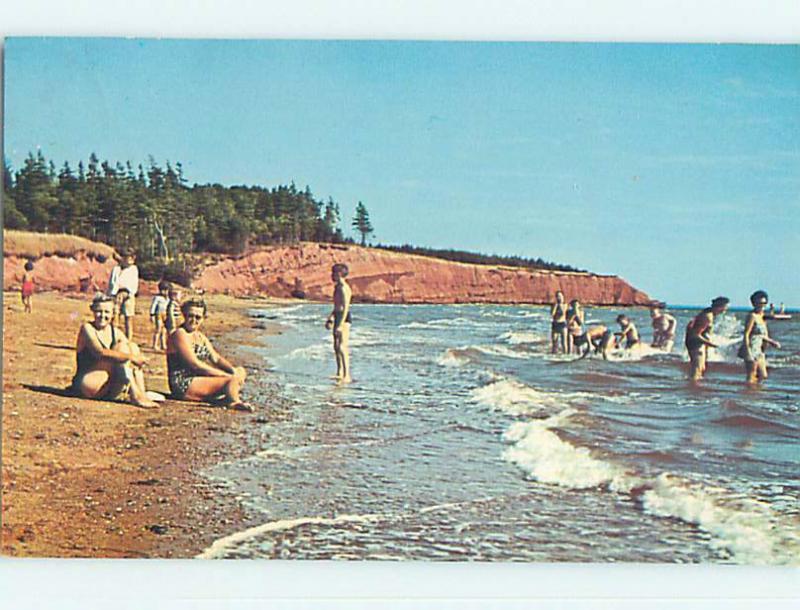 Pre-1980 TOWN VIEW SCENE Keppoch Beach Prince Edward Island PE p9778