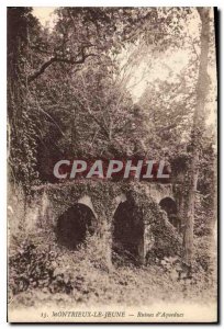 Postcard Ancient Ruins Young Montrieux The aqueducts