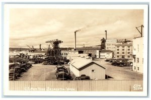 c1940's US Navy Yard Bremerton Washington WA Ellis RPPC Photo Vintage Postcard