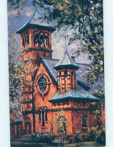 Unused Pre-1980 CHURCH SCENE Gloversville New York NY G3515