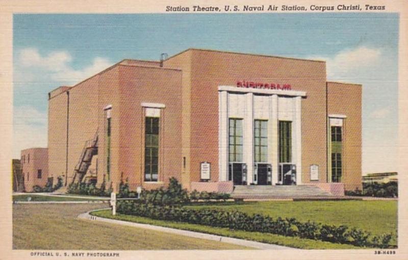 Texas Corpus Christi Station Theatre U S Naval Air Station Curteich