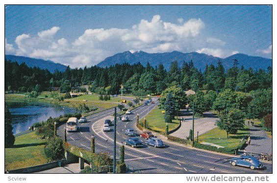 Entrance to Stanley Park, VANCOUVER, British Columbia, Canada, 40-60´s