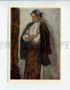 3083675 ROMANIA Young Peasant girl by Dimitresku Old PC