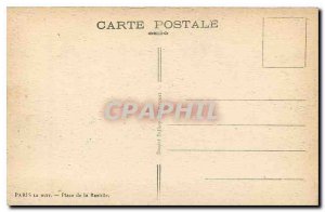Old Postcard Paris Place Bastille Night