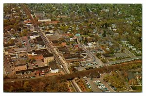 1950s/60s Aerial View of Metuchen, NJ Postcard *6J26 