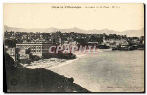 Old Postcard Biarritz Picturesque Panorama Vu Du Phare