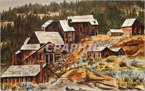 Postcard Old Ghosts Elkhorn Montana Was a Gold and Silver Mining Town in Montana