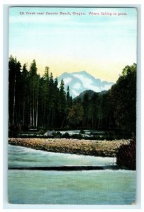 1909 Elk Creek near Cannon Beach, Oregon, Where Fishing Is Good Postcard