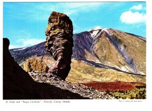 El Teide, Roque Cinchado, Tenerife, Canary Islands, Volcano Rock Formation