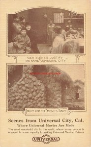 Advertising Postcard, Universal City Moving Pictures, Movie Scenes