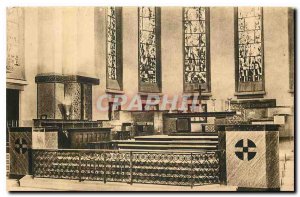 Old Postcard Paris Sacre Coeur Church Student Choir and Altar