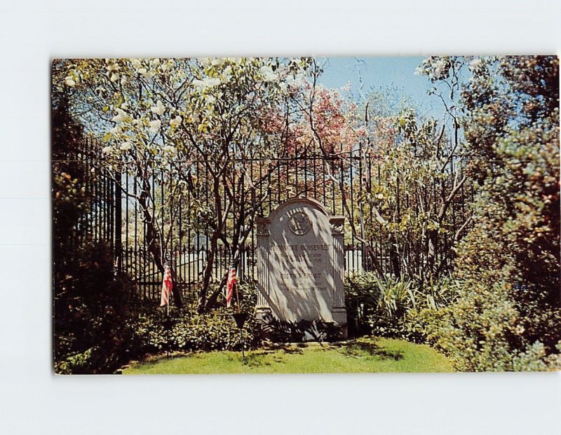 Postcard Grave of Theodore Roosevelt, Sagamore Hill, Long Island, Oyster Bay, NY 