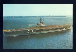 US Navy/Naval Postcard, USS Forrestal, Aircraft Carrier, Mighty Warship