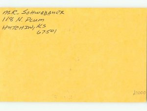 Vintage Qsl Ham Radio Card Hutchinson Kansas KS t1727