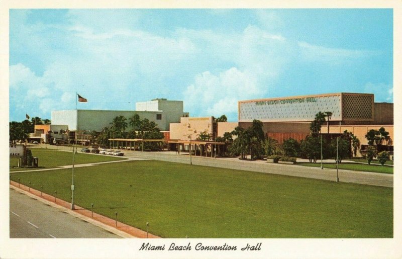 Postcard Convention Hall Miami Beach Florida