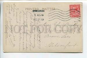 439276 ART NOUVEAU Linda EDGERTON Girl FISHERMAN little Fish Vintage 1919 year