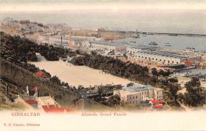 Alameda Grand Parade Gibraltar Postcard.