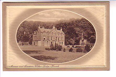 Embossed Oval Border Wilton Lodge Harwick Scotland, 1915