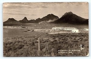 RPPC GUAYMAS, Mexico ~ BALNEARIO DE MIRAMAR c1940s MF Postcard