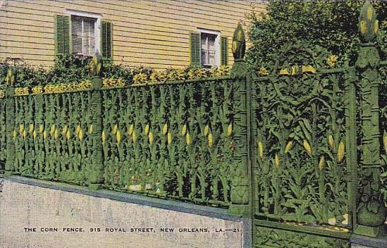 The Corn Fence 915 Royal Street New Orleans Louisiana