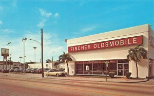 Miami FL Fincher Oldsmobile Dealership Postcard