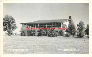 MO, Washington, Missouri, RPPC, Country Club, Exterior View, Photo