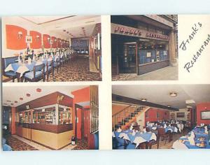 Unused 1987 FRANKS RESTAURANT London UK hs4481