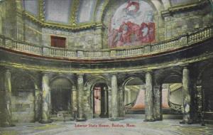 Massachusetts Boston State House Interior 1909