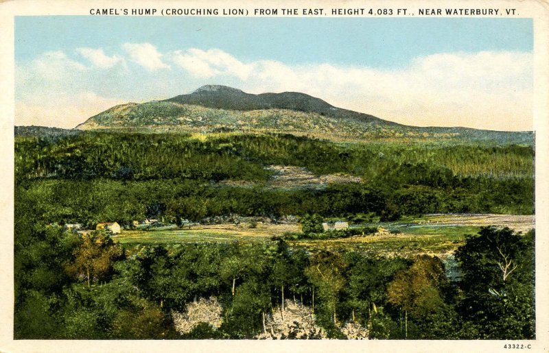 VT - Camel's Hump or Crouching Lion from the East