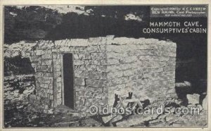 Mammoth Cave. Consumptives' cabin, H.C. Ganter, USA Mining Unused 