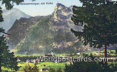 Mit Kofel Oberammergau Germany Unused 