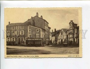 3173336 FRANCE PONT-de-VAUX La Gare WWII military post RPPC