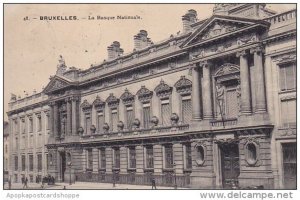 Belgium Brussells La Banque Nationale 1910