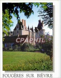 Modern Postcard Fougeres sur Bievre