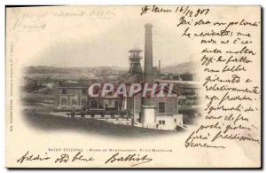 Postcard Old Mine Mines Saint Etienne Mines Montrambert Well Marseille
