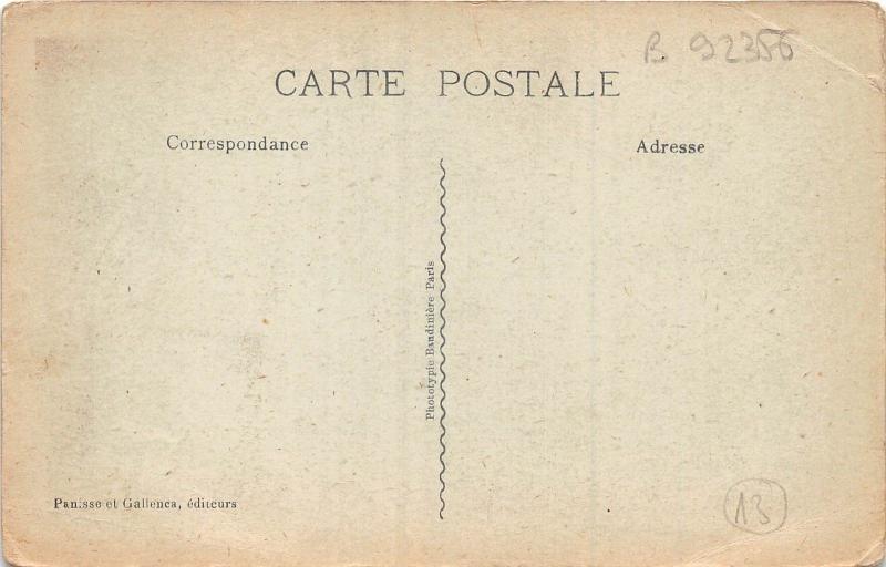 B92356 salonique le barbier the barber greece types folklore