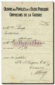 Old Postcard Avallon La Petite Porte