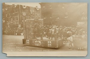 PHILADELPHIA PA FOUNDERS WEEK PENN UNDER ARREST RPPC ANTIQUE REAL PHOTO POSTCARD