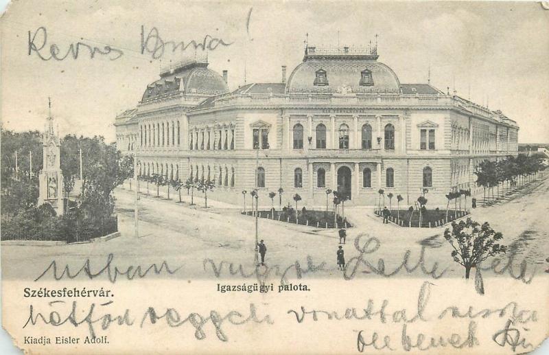 Szekesfehervar 1905 Hungary lower corners damaged