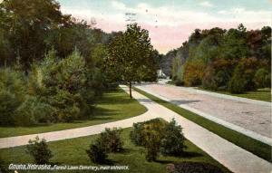 NE - Omaha. Forest Lawn Cemetery, Main Entrance